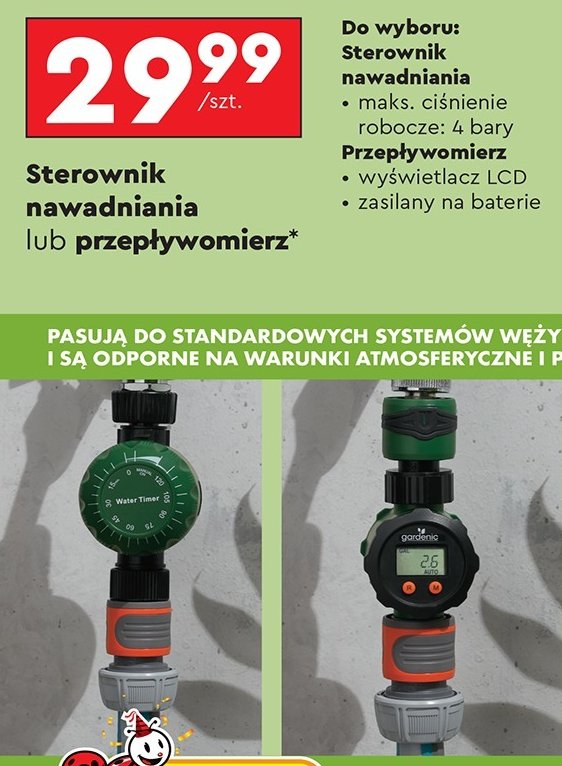 Sterownik nawadniania czasowy Gardenic promocja w Biedronka