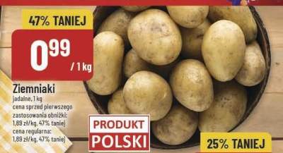 Ziemniaki jadalne promocja w POLOmarket
