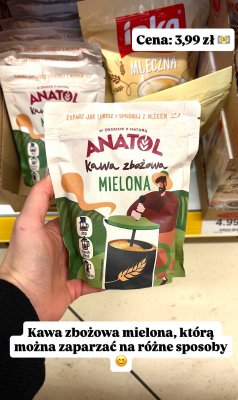 Kawa zbożowa mielona Anatol promocja w Dino