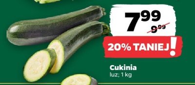 Cukinia luz promocja w Netto