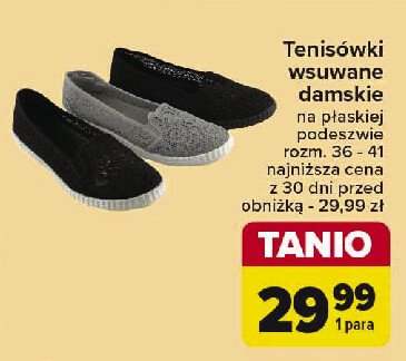 Tenisówki damskie wsuwane roz. 36-41 promocja