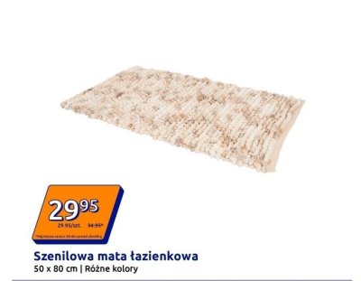 Szenilowa mata łazienkowa 50x80 cm promocja w Action