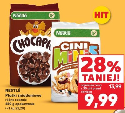 Płatki śniadaniowe różne rodzaje promocja w Kaufland