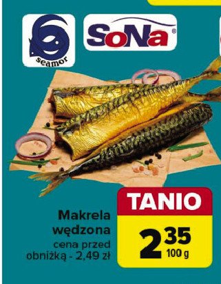 Makrela wędzona Sona promocja