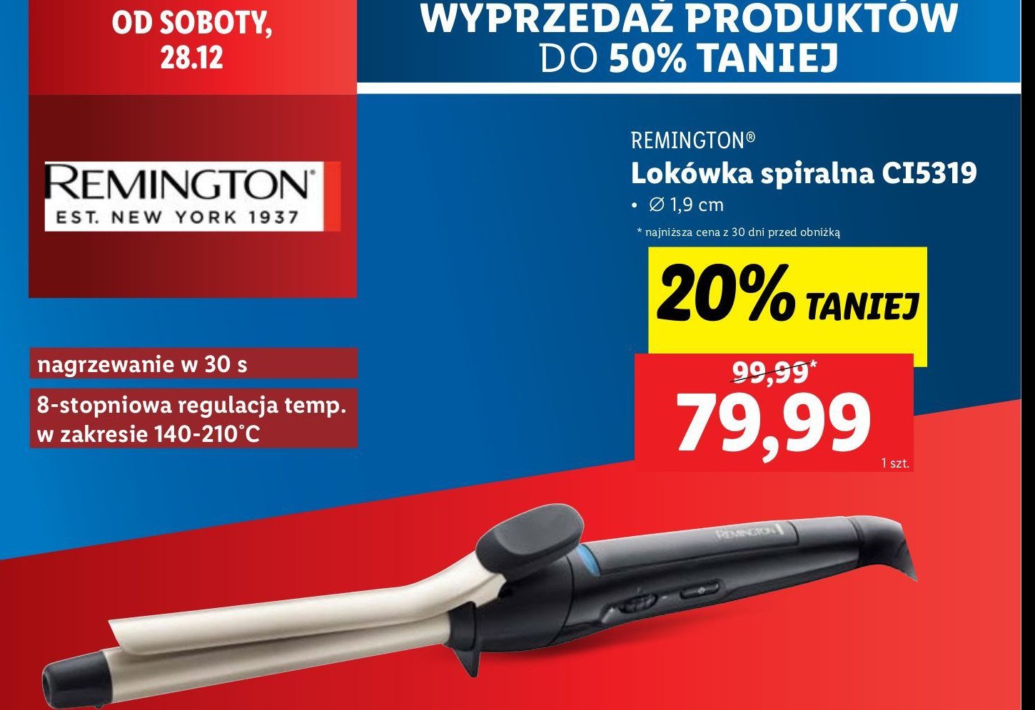 Lokówka ci5319 Remington promocja w Lidl