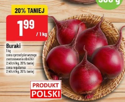 Buraki POLOmarket promocja w POLOmarket