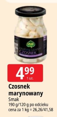 Czosnek marynowany Czosnek marynowany Smak promocja w Leclerc