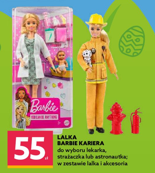 Lalka barbie kariera - astronautka Mattel promocja