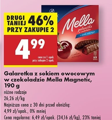 Galaretka w czekoladzie wi艣niowa Magnetic mella promocja