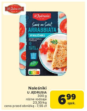 Naleśniki arrabbiata U jędrusia promocja