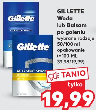 Woda po goleniu storm force Gillette series promocja