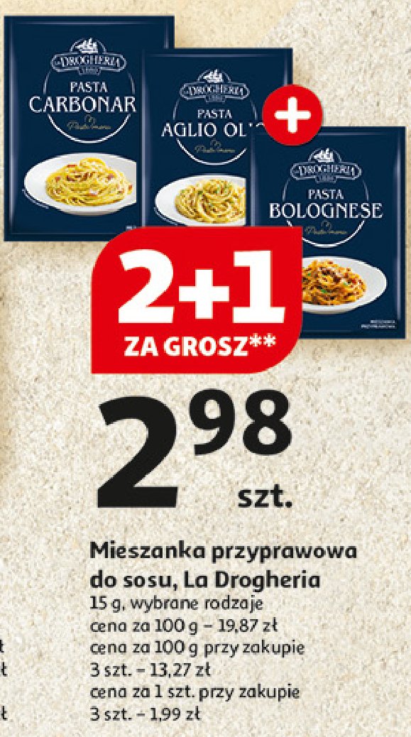 Przyprawa pasta aglio olio promocja