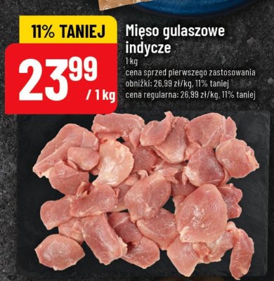 Mięso gulaszowe indycze promocja w POLOmarket