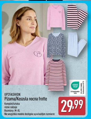 Piżama UP2FASHION promocja w Aldi