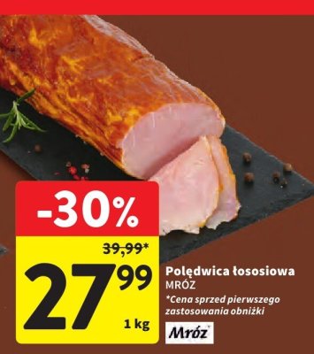 Polędwica łososiowa MRÓZ promocja w Intermarche