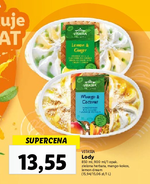 Lody zielona herbata Vitasia japan promocja