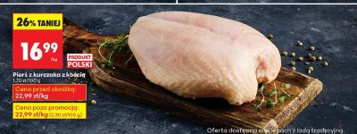 Pierś z kurczaka z kością promocja w Biedronka