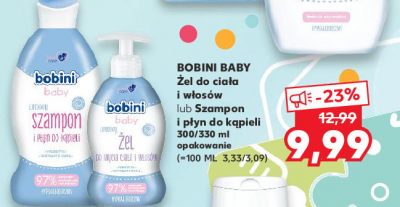 Lipidowy szampon i płyn do kąpieli Bobini baby promocja