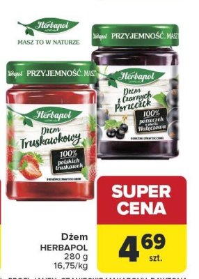 Dżem Herbapol truskawkowy 280 g promocja w Carrefour
