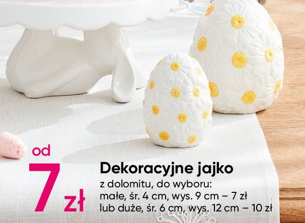 Jajko z dolomitu 12 cm promocja w Pepco