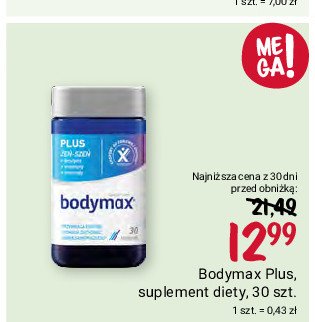 Tabletki uzupełniające niedobór witamin dla osób aktywnych Bodymax plus promocja