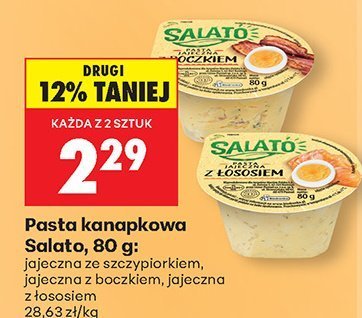 Pasta kanapkowa, różne rodzaje promocja w Biedronka