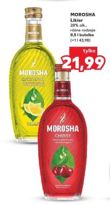 Likier Morosha, różne rodzaje 0,5 l promocja w Kaufland