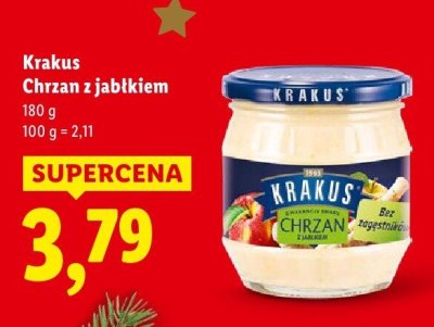 Chrzan z jabłkiem  promocja w Lidl