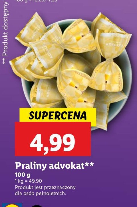Praliny advocat Mieszko promocja