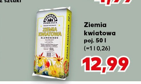 Ziemia kwiatowa Agrohum promocja w Kaufland