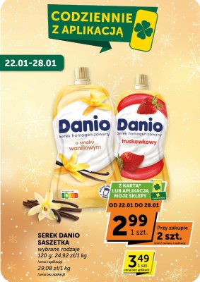 Serek Danio saszetka wybrane rodzaje promocja w Groszek