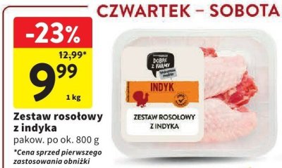 Zestaw rosołowy z indyka promocja w Intermarche