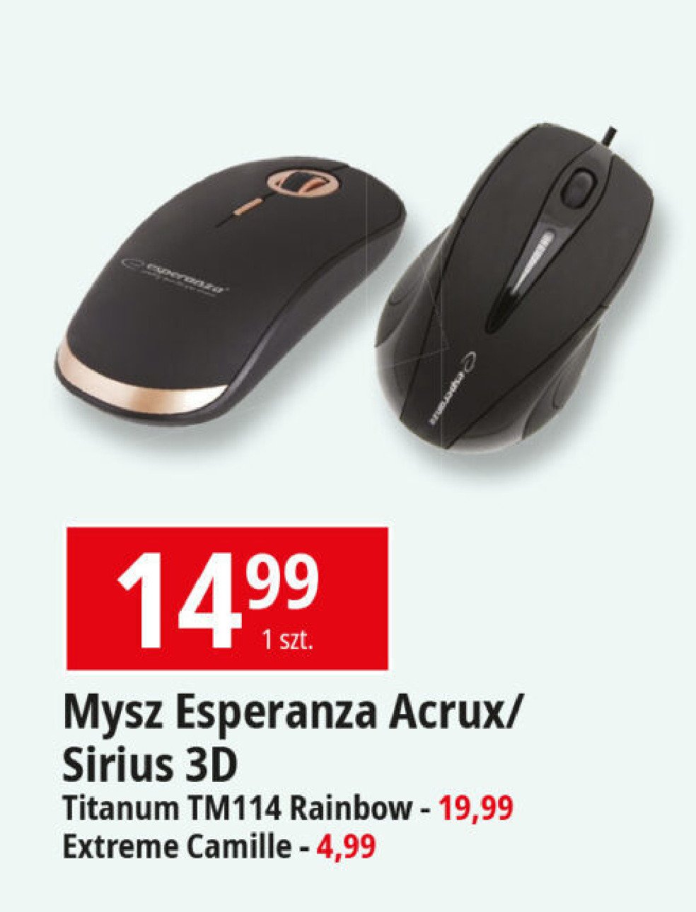 Mysz optyczna camille EXTREME promocja