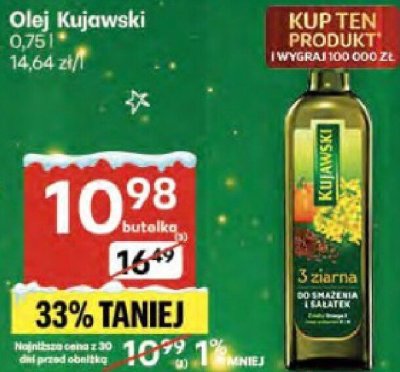 Olej Kujawski promocja w Delikatesy Centrum