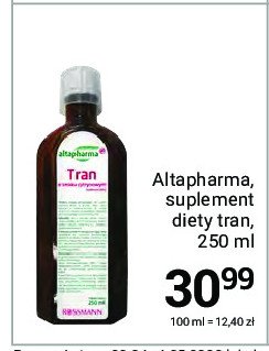 Tran cytrynowy Altapharma promocja