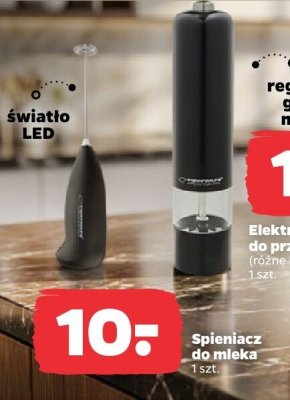 Spieniacz do mleka promocja w Netto