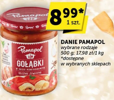 Danie Pamapol gołąbki promocja w Groszek