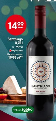 Wino Santhiago Red Blend 0,75l promocja w Żabka