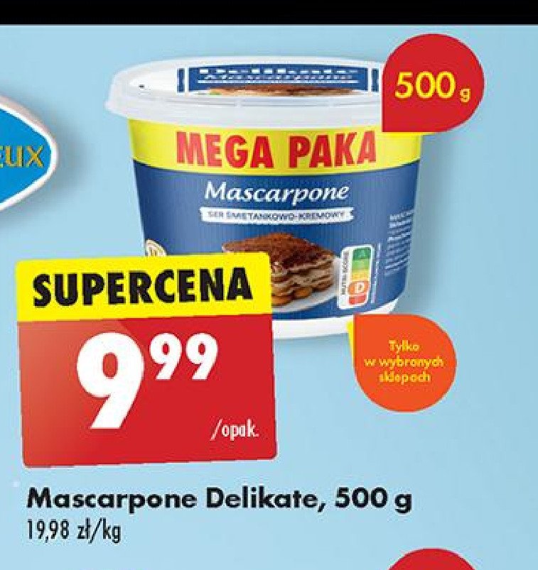 Mascarpone Delikate promocja