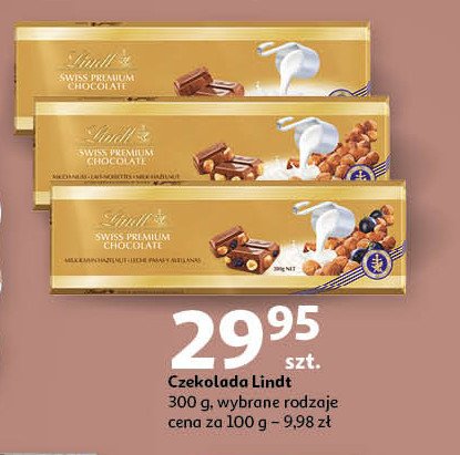 Czekolada gold z orzechami Lindt promocja