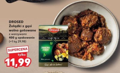 Żołądki z gęsi wolno gotowane z warzywami promocja w Kaufland