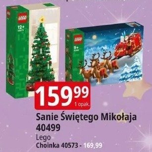 Klocki Lego Sanie Świętego Mikołaja 40499 promocja w Leclerc