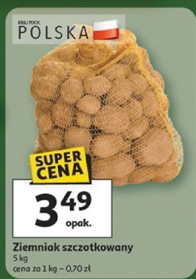 Ziemniak szczotkowany 5 kg promocja w Auchan