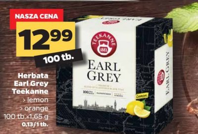 Herbata lemon Teekanne earl grey promocja