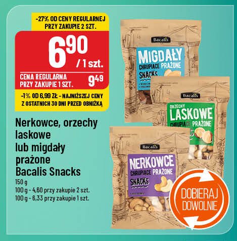 Orzechy nerkowca Bacalis promocja