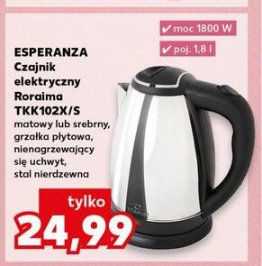 Czajnik elektryczny tkk102x Esperanza promocja