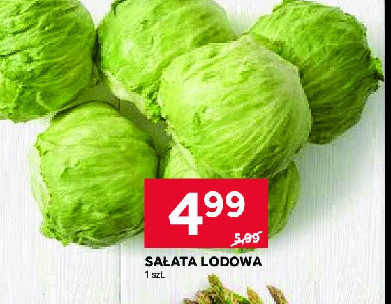 Sałata lodowa promocja w Stokrotka