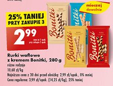 Rurki z kremem peanut butter Bonitki promocja