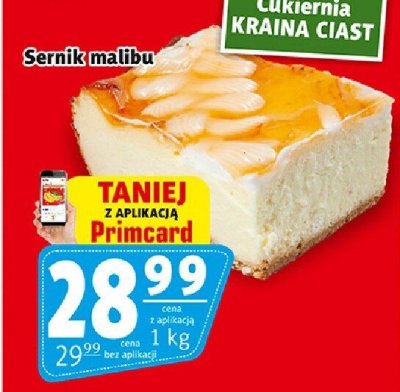 Sernik promocja w Prim Market