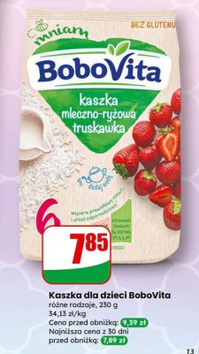 Kaszka dla dzieci BoboVita różne rodzaje promocja w Dino